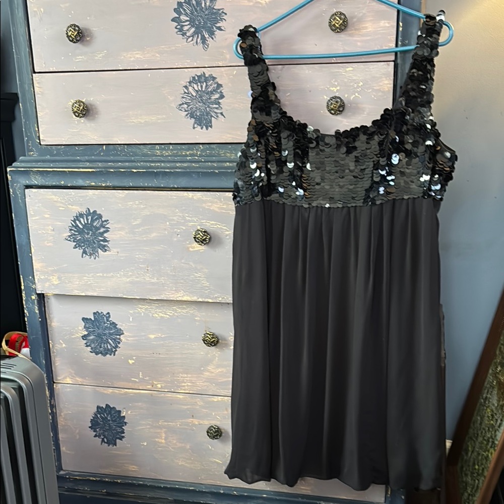 Elegant Black Sequin dress